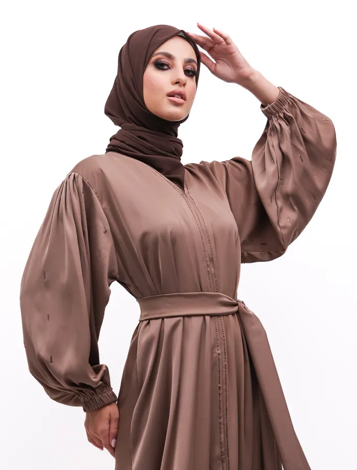 Mocha Diamante Abaya